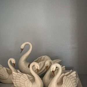 (PRICE FOR TWO) Lenox Swan Figurines